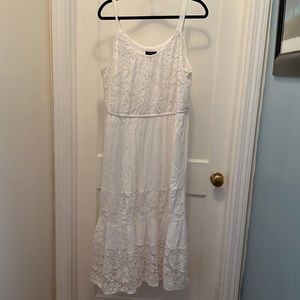 Lane Bryant white eyelet dress. Size 18.